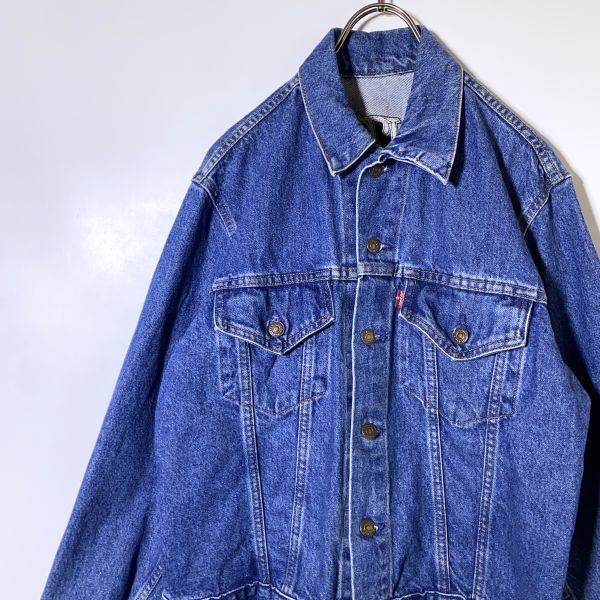 90s Levi's 70505 デニムジャケット USA製 サイズ38 ビンテージ リーバイス ジージャン Gジャン 刺繍 アメリカ製 ヴィンテージ拍卖