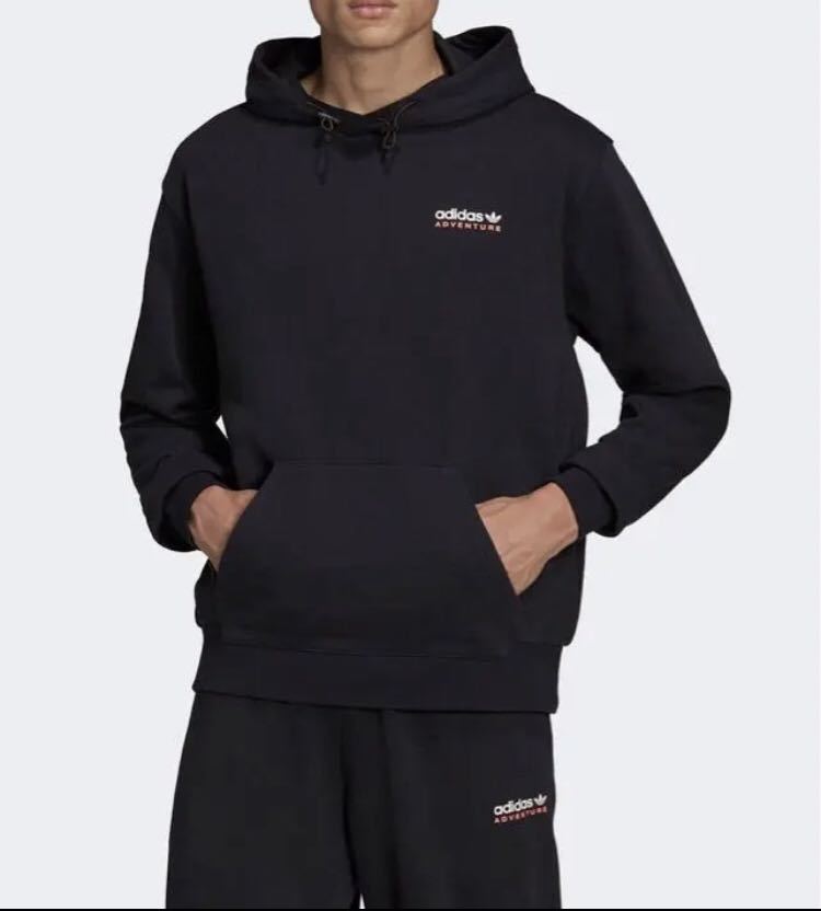 送料無料 新品 adidas アドベンチャー パーカー&スウェットパンツセットL拍卖