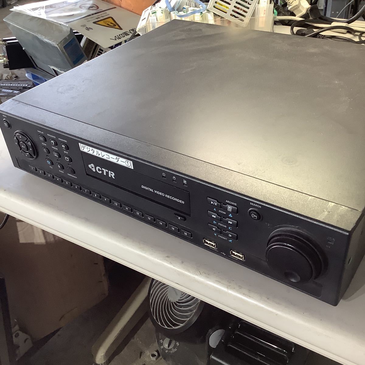 CTR デジタルレビデオコーダー 16チャンネル 中古品 動作してた物 会社の事務所警備用で使用した物拍卖