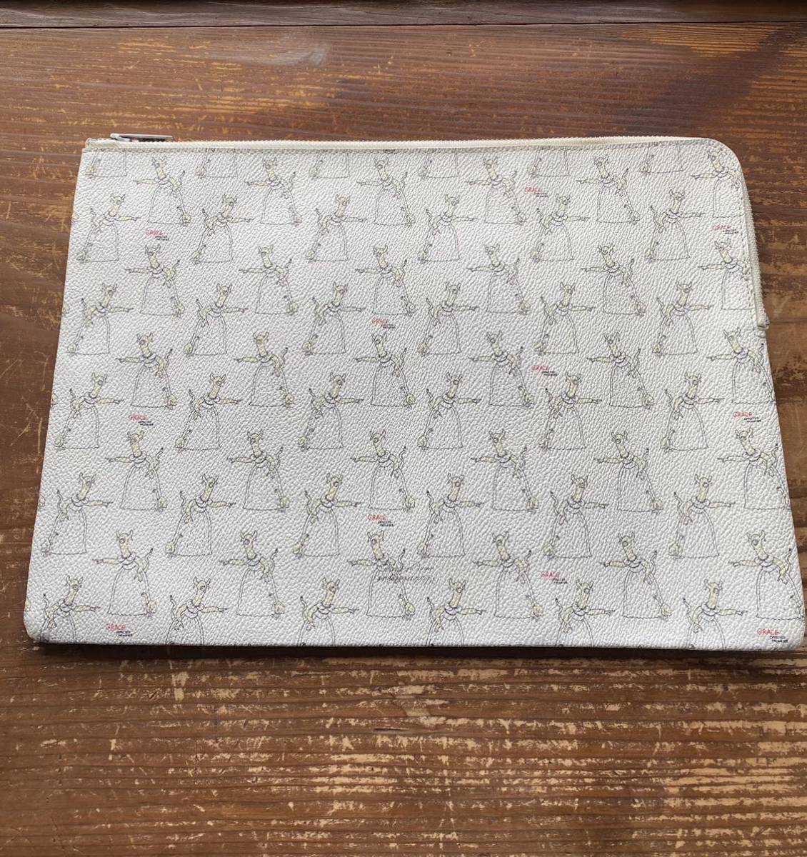 【新品 アンダーカバー UNDERCOVERISM GRACE柄 グレース pvc クラッチバッグ ポーチ 34cm×24cm artscabut期 6858 jonio 書類カバン 転写】拍卖