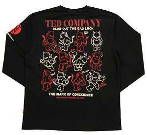 テッドマン/ロンT/ブラック/S/TDLS-345/エフ商会/カミナリモータース拍卖