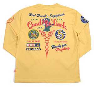 テッドマン/ロンT/カスタード/M/TDLS-349/エフ商会/カミナリモータース拍卖