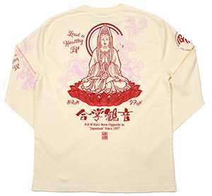 爆裂爛漫娘/合掌観音/ロンT/ホワイト/XXL/RMLT-322/エフ商会/テッドマン拍卖