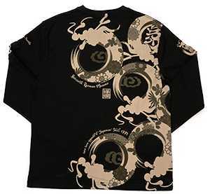 爆裂爛漫娘/龍と花/ロンT/ブラック/XL/RMLT-324/エフ商会/テッドマン拍卖