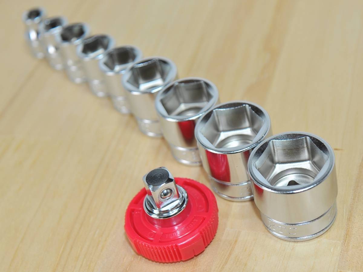 ★KTC 9.5sq ソケット 9個 クイックスピンナ BE3-Q セット★3/8 B3-08,10,12,13,14,17,19,21,22拍卖