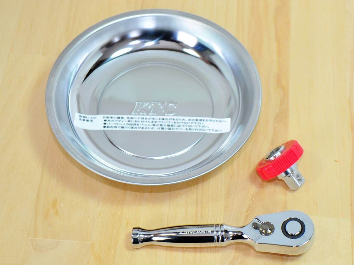 ★SIGNET 9.5sq ショート ラチェットハンドル KTC パーツトレイ クイックスピンナ セット★シグネット YKPT-RM BE3-Q♪拍卖
