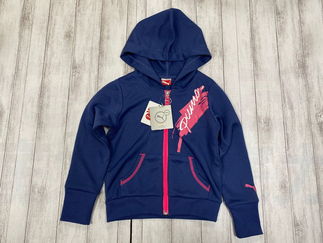 訳あり PUMA GIRLS プーマ 3630円 ジップパーカ サイズ120拍卖