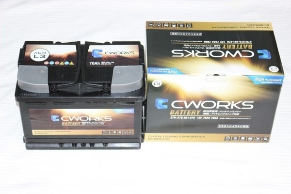 新品 BMW MINI バッテリー R55 56 57 60 61 AGMバッテリー 12V70Ah CWORKS 2年/4万キロ保証 AGML3 ハイクオリティー拍卖