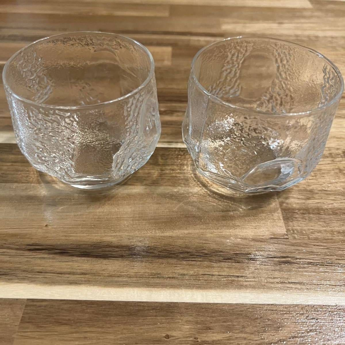 ガラス製 小鉢 2個セット ガラス製食器拍卖