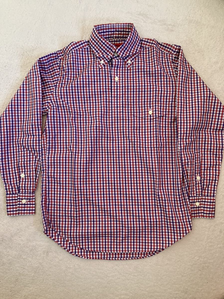 美品EVISU《エヴィス》YamaneプルオーバーBDシャツ サイズ36拍卖