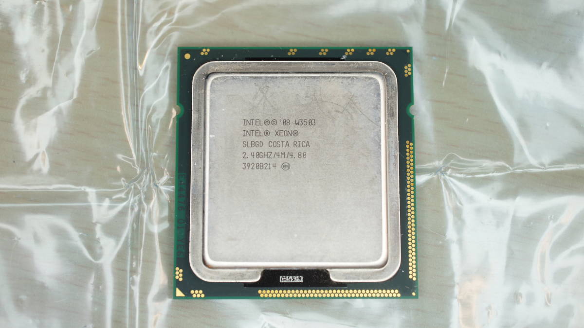 【LGA1366】Intel インテル Xeon W3503 プロセッサ-拍卖