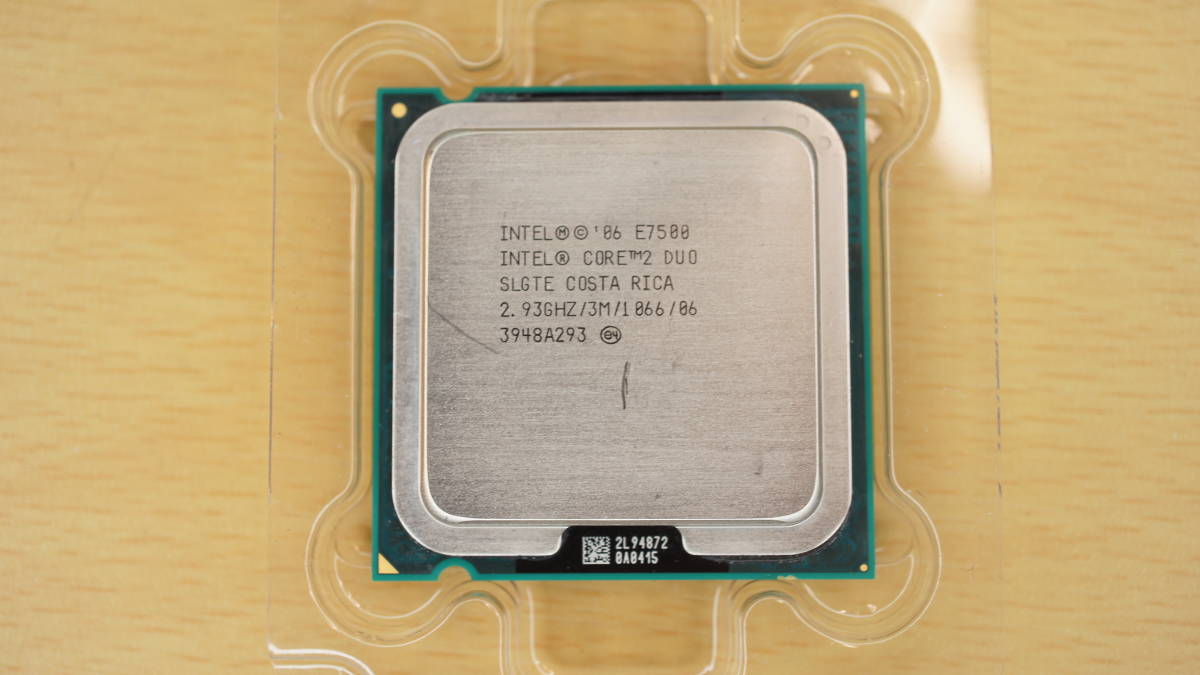 【LGA775】Intel インテル Core2 Duo E7500 プロセッサー拍卖