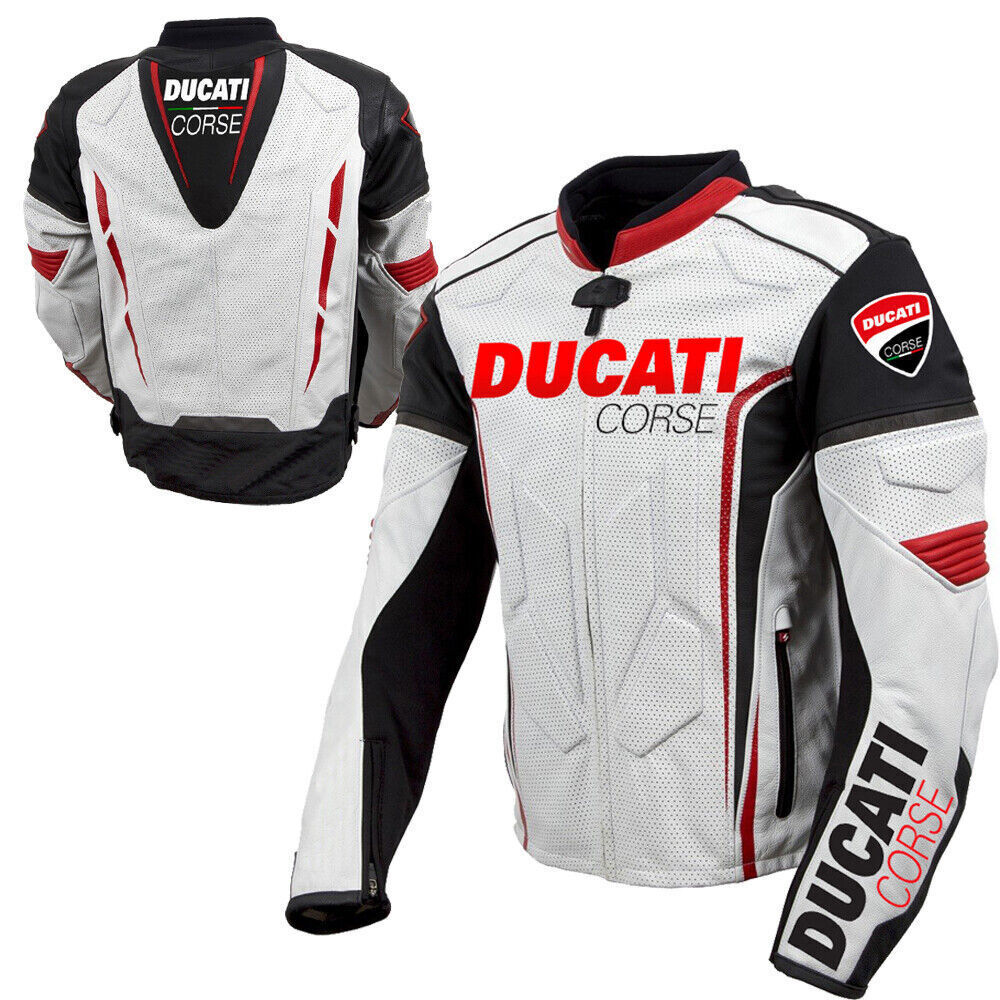 海外 送料込み 高品質 ドゥカティ・コルセ Ducati Corse レーシングレザージャケット MOTOGP サイズ各種 レプリカ 5拍卖