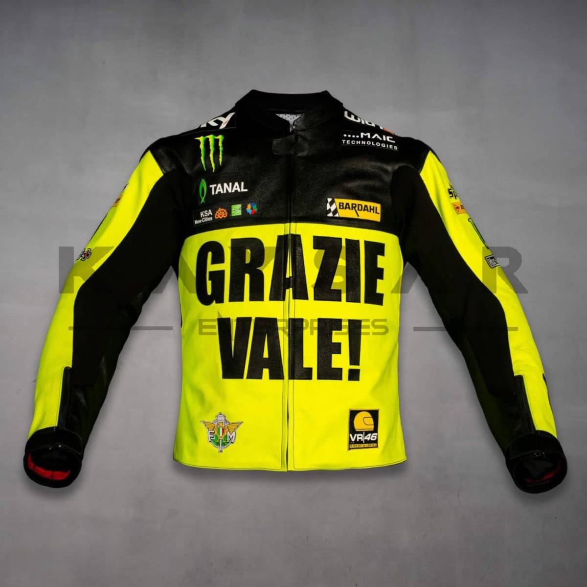 海外 送料込み 高品質 バレンティーノ・ロッシ 46 レーシングレザージャケット MOTOGP サイズ各種 レプリカ 5拍卖