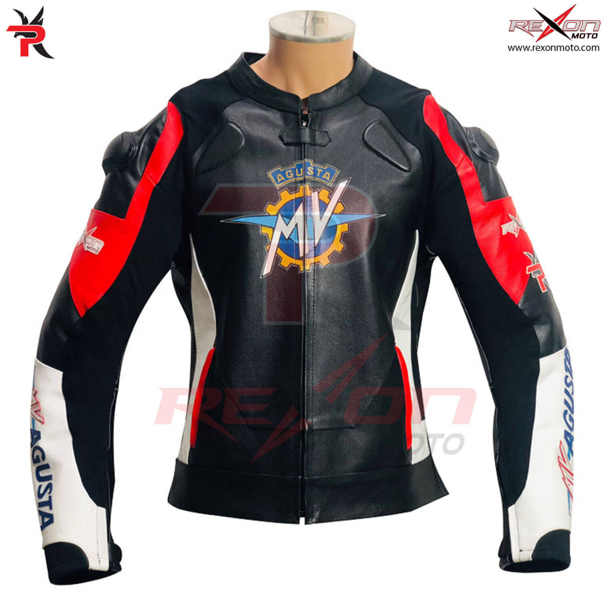 海外 送料込み 高品質 MVアグスタ レーシングレザージャケット サイズ各種 レプリカ 13拍卖