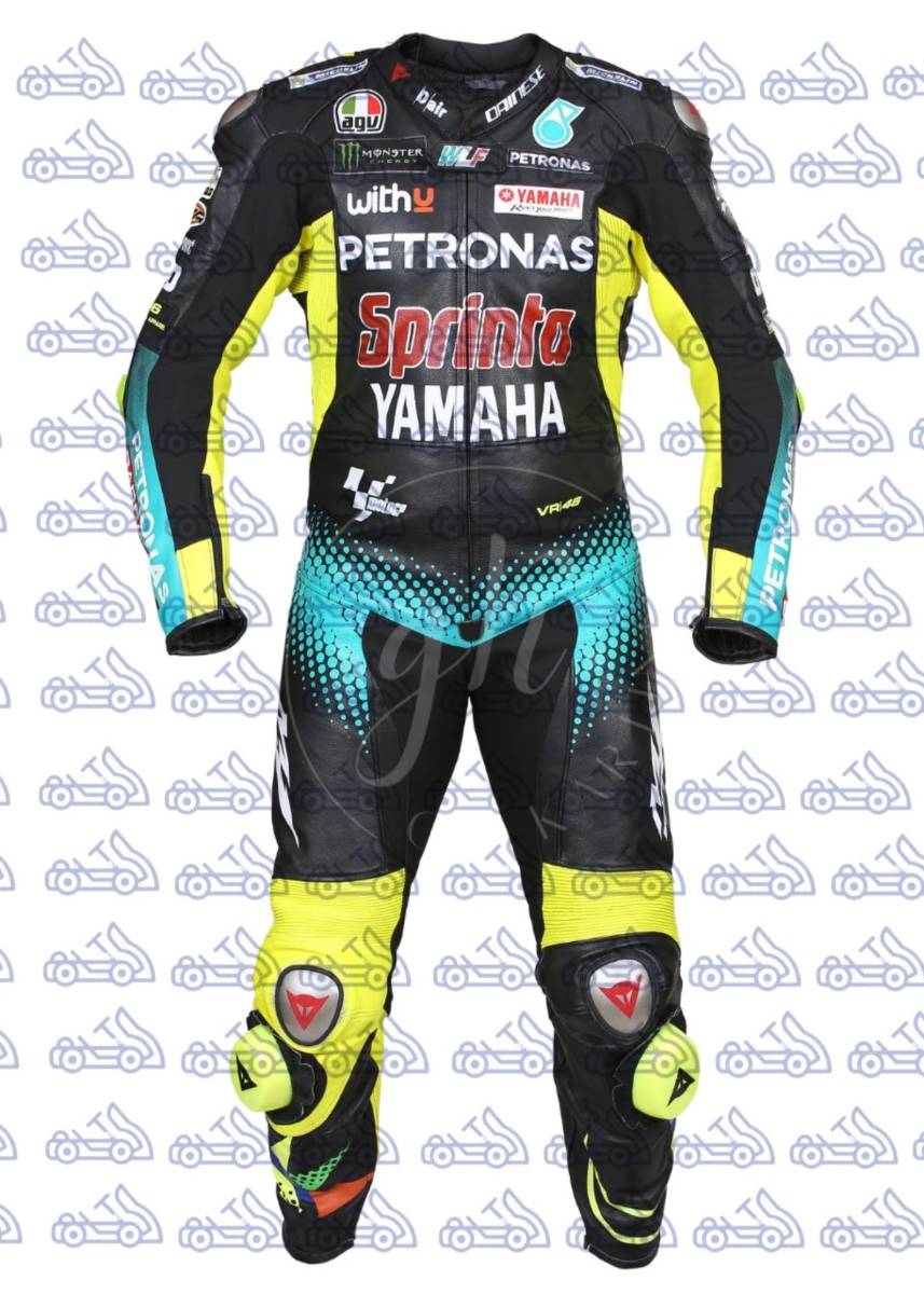 海外 送料込み 高品質 バレンティーノ・ロッシ VR46 レーシングレザースーツ MOTOGP サイズ各種 レプリカ 2拍卖