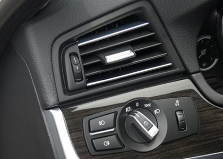 高品格♪ BMW サテンシルバー エアコン ダクト フィン カバー F11 523i 523d 528i 535i 550i xDrive ツーリング Mスポーツ 5シリーズ拍卖