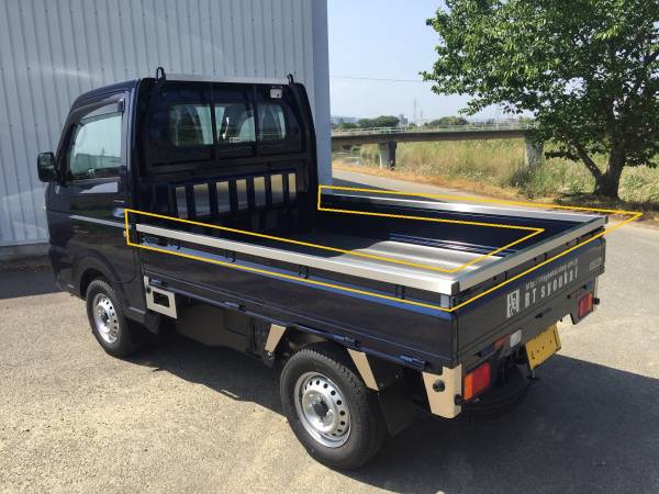 キャリイ標準車 DA16T 笠木 荷台 あおり ステンレスカバー 拍卖