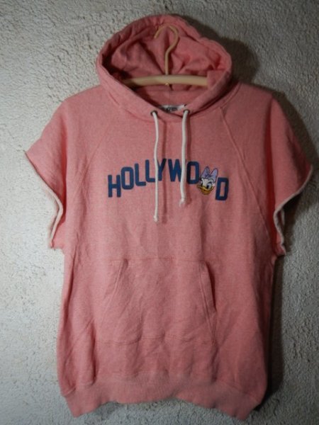 n8261 MILK FED Disney ミルクフェド ディズニー コラボ 半袖 スウェット パーカー デイジー HOLLYWOOD デザイン 人気拍卖