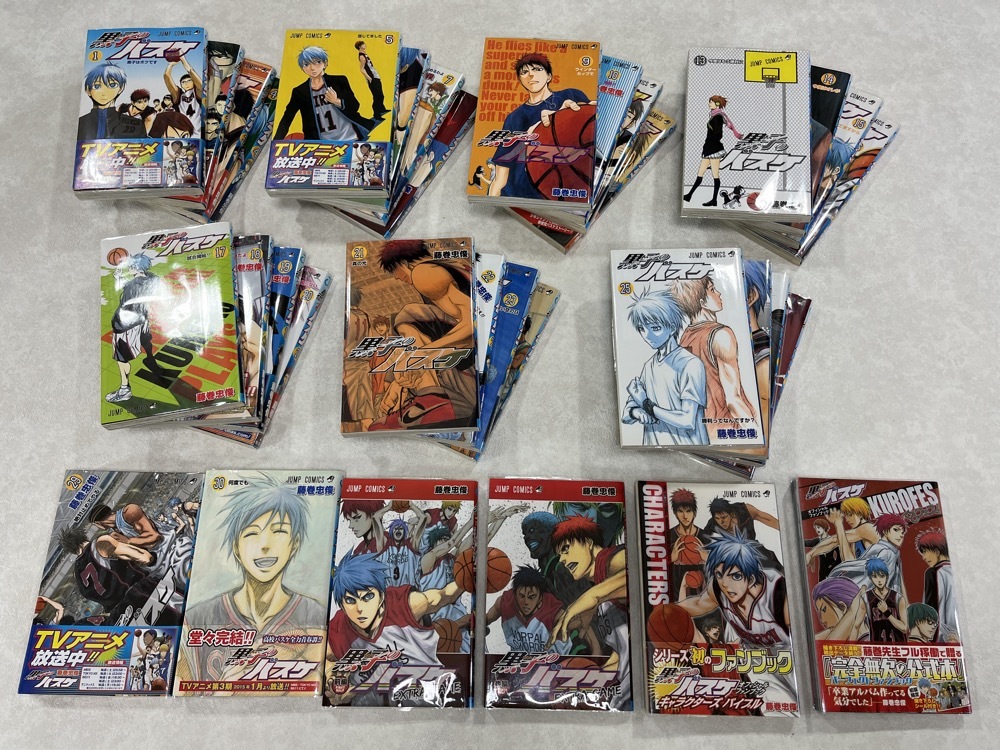 即決★新品ビニールカバー付★初版32冊 帯付18冊 黒子のバスケ 1-30巻 全巻 EXTRAGAME キャラクターズバイブル くろフェス! 藤巻忠俊 34冊拍卖