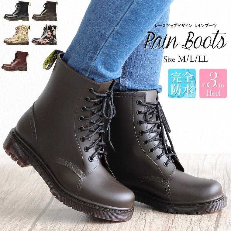 新品送料無料 超人気 マーチン系レースアップラバーブーツ 24拍卖