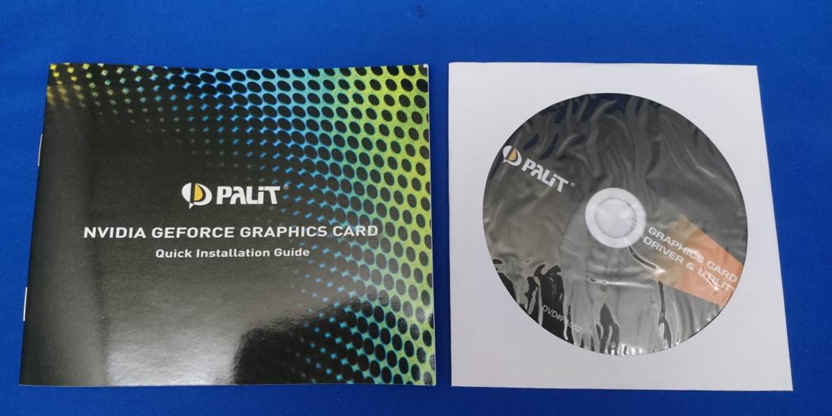 PALiT GeForce RTX 2060用 ドライバディスク,説明書拍卖