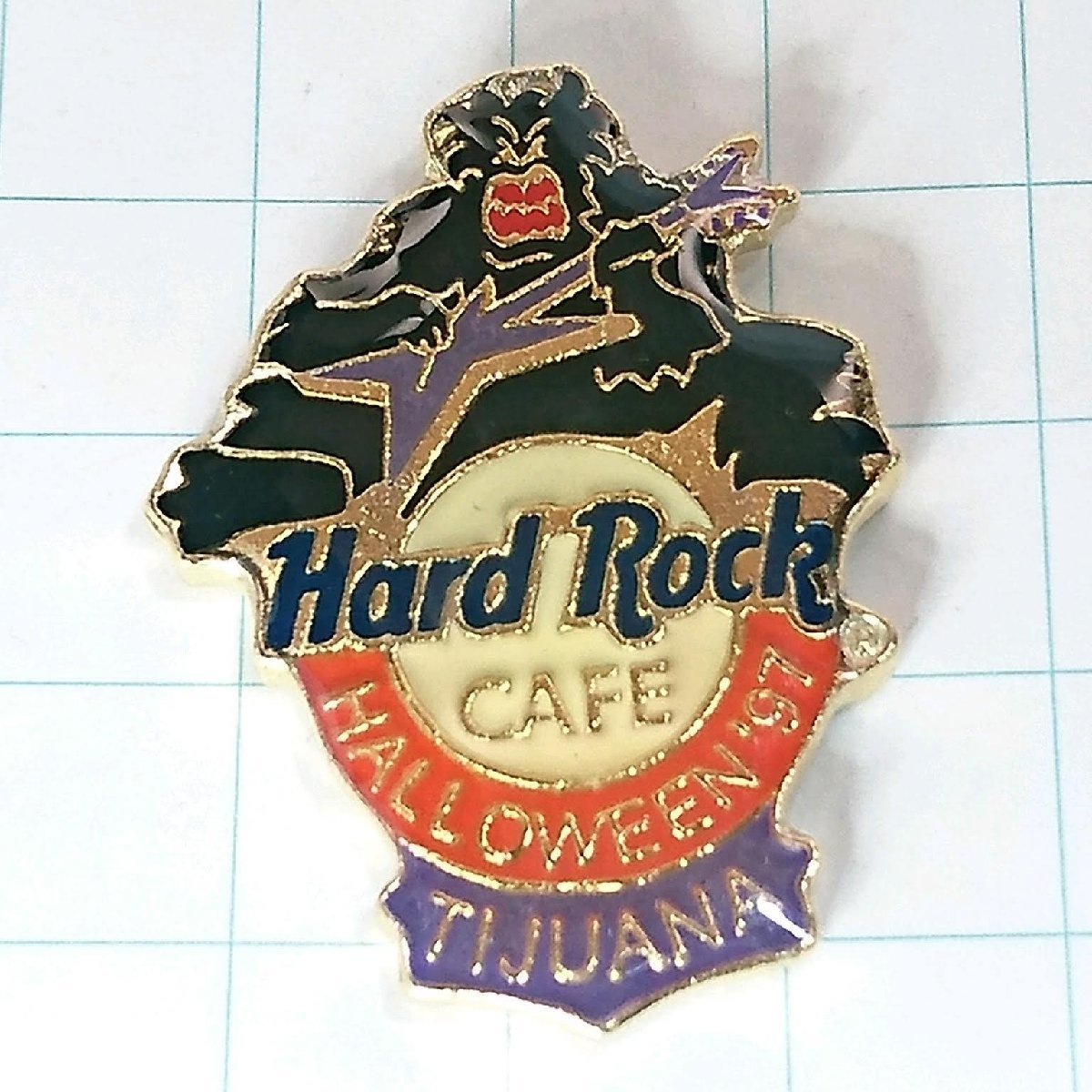 送料無料)Hard Rock Cafe モンスターギタリスト PINS ブローチ ピンズ A12099拍卖