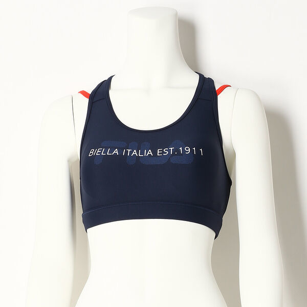 Sサイズ ネイビー 新品 FILA フィラ レディース スポブラ 水陸両用 ヨガウエア ジム 水着 フィットネス ブラトップ トップス 送料無料拍卖