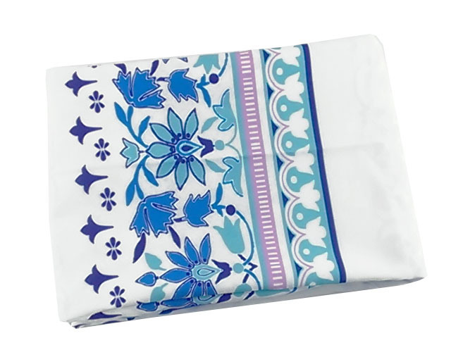 掛け布団カバー 吸汗速乾 LUCOOL シングル 幅150x210cm オリエンタル柄 ライトブルー拍卖