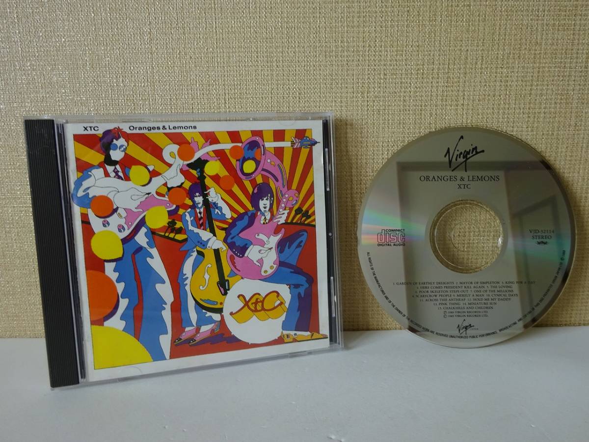 used★旧規格★国内盤★CD / XTC オレンジズ&レモンズ / ANDY PARTRIDGE アンディ・パートリッジ【VIRGIN JAPAN/VJD-32114】拍卖