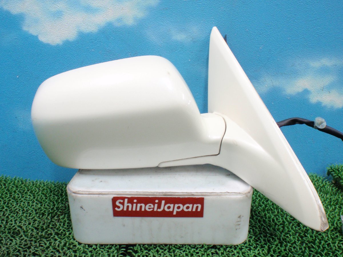 ★ CF6 ホンダ アコード ドアミラー右 サイドミラー右 パールホワイト 240211JJ拍卖