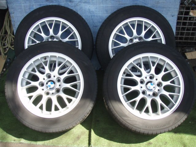 CG19 BMW 318ti E36 純正 アルミホイール 16インチ 7J +46 PCD120 5穴 タイヤ 215/55R16 4本SET 340846JJ拍卖