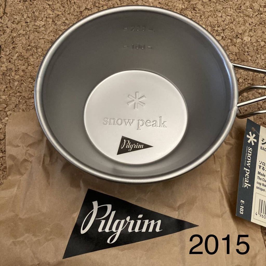 非売品【2015・デッドストック】スノーピーク 新品 シェラカップ ビームス別注 ピルグリムサーフ開店記念 Pilgrim Surf+Supply 超希少拍卖
