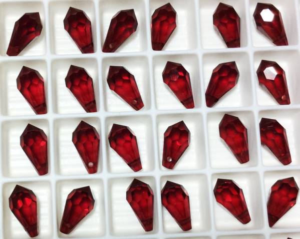 スワロフスキー#6000 【シャム】13×6.5mm 6個拍卖