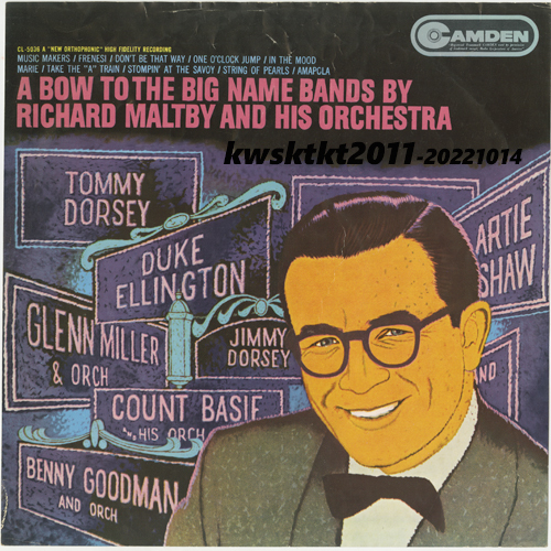 CL-5036★リチャード・マルトビー楽団 ビッグ・ネーム・バンドへのお誘い拍卖