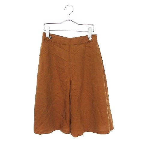 シンプリシテェ SIMPLICITE パンツ キュロット スカート ハーフ 茶 ブラウン ☆F☆ aan0301 レディース拍卖