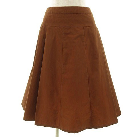 ビアッジョブルー Viaggio Blu スカート ミディ丈 フレアー ブラウン系 1 レディース拍卖