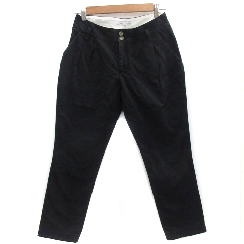 イエナ IENA テーパードパンツ アンクル丈 36 ネイビー 紺 /YM6 レディース拍卖