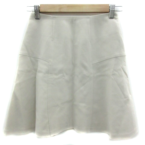 B&Y ユナイテッドアローズ BEAUTY&YOUTH ビューティー&ユース フレアスカート ミニ丈 S ベージュ /YM38 レディース拍卖