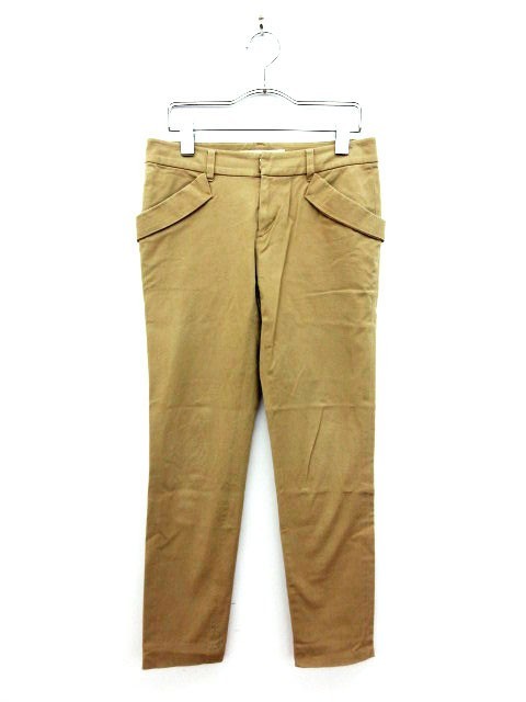 ブラック バイ マウジー BLACK by moussy パンツ クロップド スキニー コットン 1 ベージュ /an1213 レディース拍卖