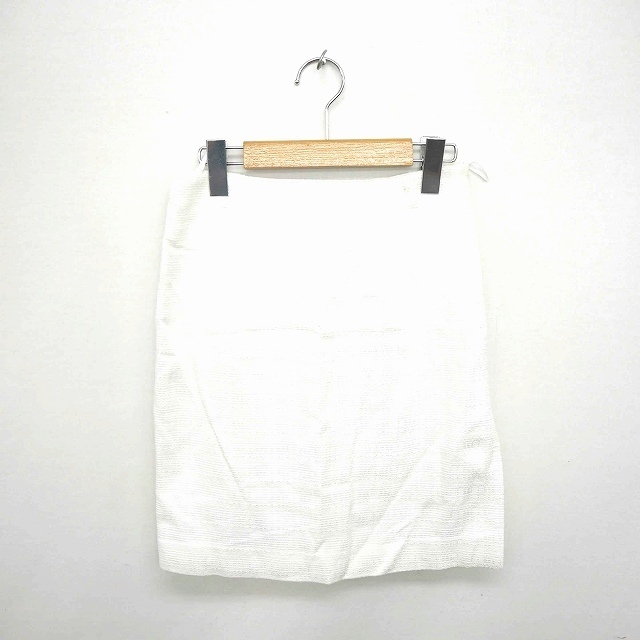 GSIクレオス スカート タイト ミニ サイドジップ 無地 シンプル 9AR アイボリー 白 /TT31 レディース拍卖