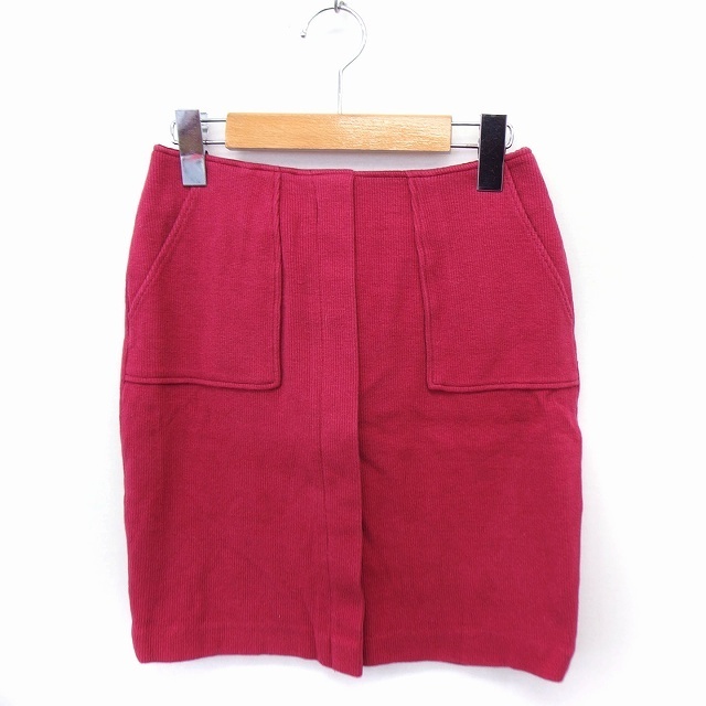 ビーラディエンス BE RADIANCE スカート ミニ コクーン タイト コットン 綿 M ピンク /FT5 レディース拍卖