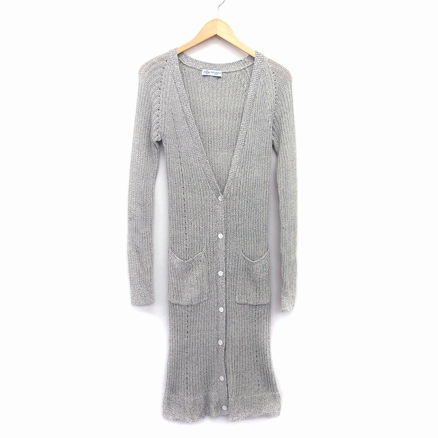 ビーミングバイビームス B:MING LIFE STORE by BEAMS ニット カーディガン ロング 長袖 綿 総柄 リブ 白 黒 /HT12 レディース拍卖