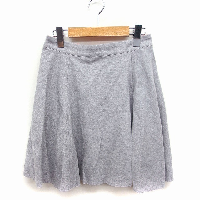 シップス SHIPS フレア スカート ミニ バイカラー コットン 綿 グレー 灰 ピンク /FT21 レディース拍卖