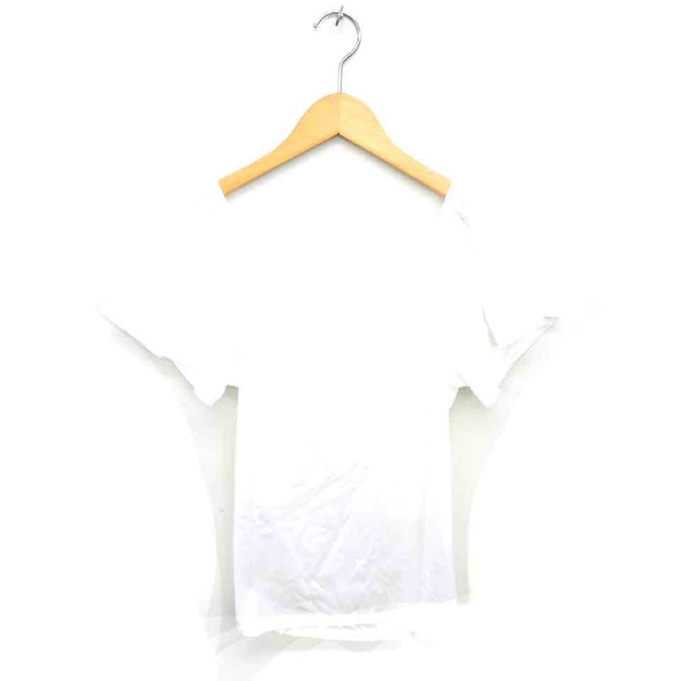 イエナ スローブ IENA SLOBE カットソー Tシャツ スクエアネック 背あき 無地 綿 コットン 半袖 白 ホワイト /TT2 レディース拍卖