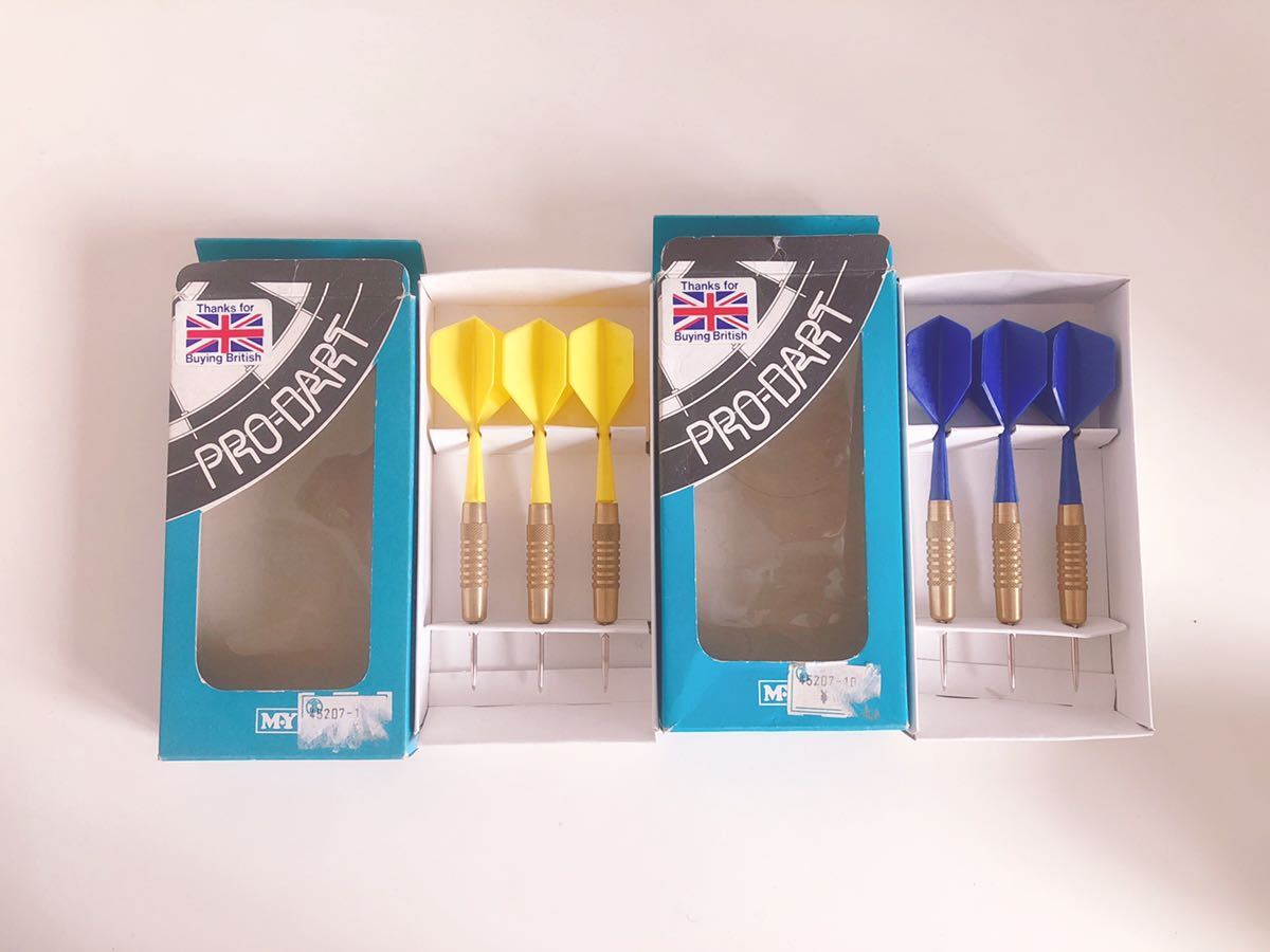 イギリス製 PRO-DART FLECHETTE EN LAITON AVEC EMPENNE EN PLASTIQUE 6本拍卖
