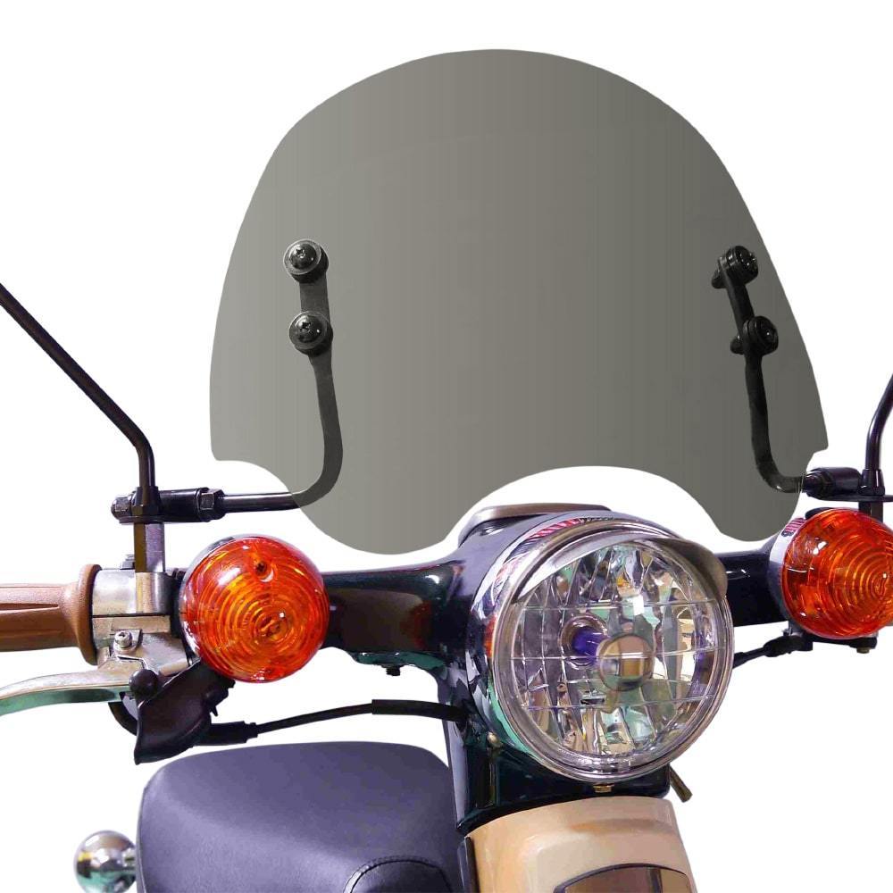 ホンダ スーパーカブ デラックス スタンダード用 アウトスタンディング ショートバイザー SV-DX-STD-01S グレースモーク拍卖