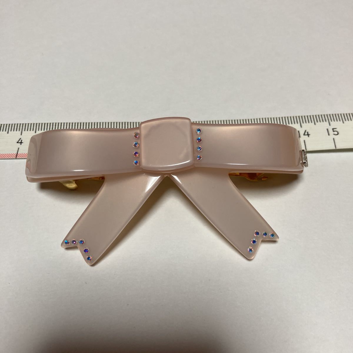 アレクサンドル ドゥ パリ バレッタ ピンク リボン 淡いピンク ALEXANDRE DE PARIS アレクサンドルドゥパリ リボンバレッタ拍卖