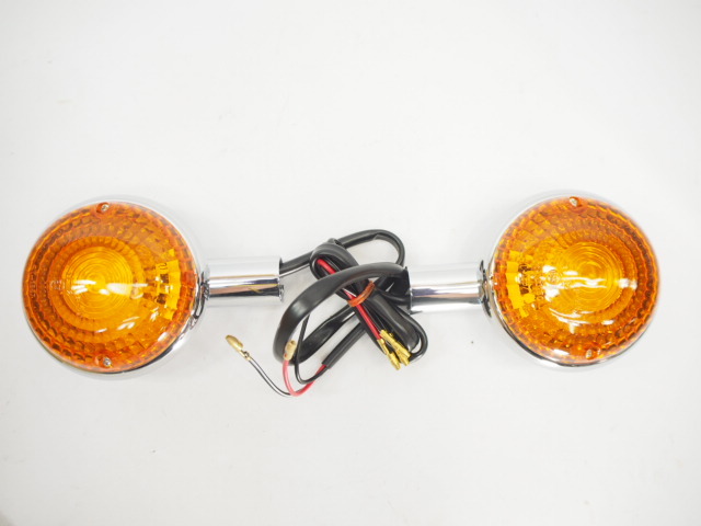 未使用ヤマハ純正タイプ ウインカー2個シングル 交換組み換え ストックにSR400 V-MACX1200 ドラッグスター ビラーゴ拍卖