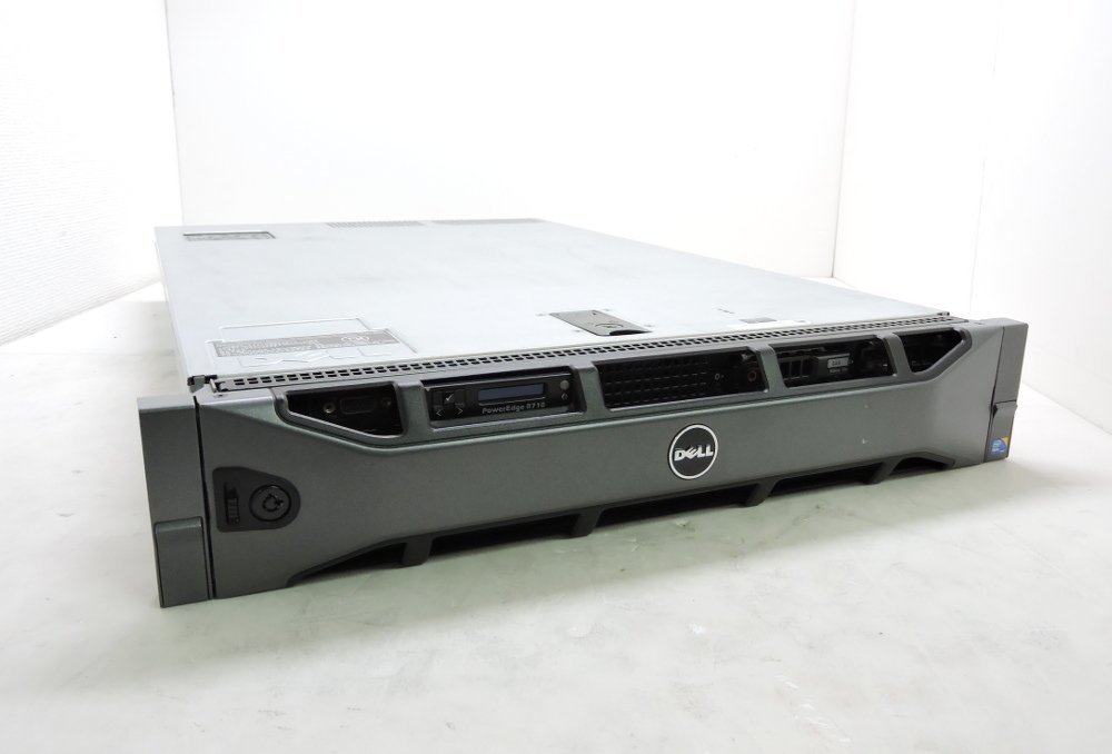 DELL PowerEdge R710 Xeon E5645 2.4GHz 24GB 900GBx2台(SAS2.5インチ/6Gbps/RAID1構成) DVD-ROM AC*2 PERC 6/i 拍卖